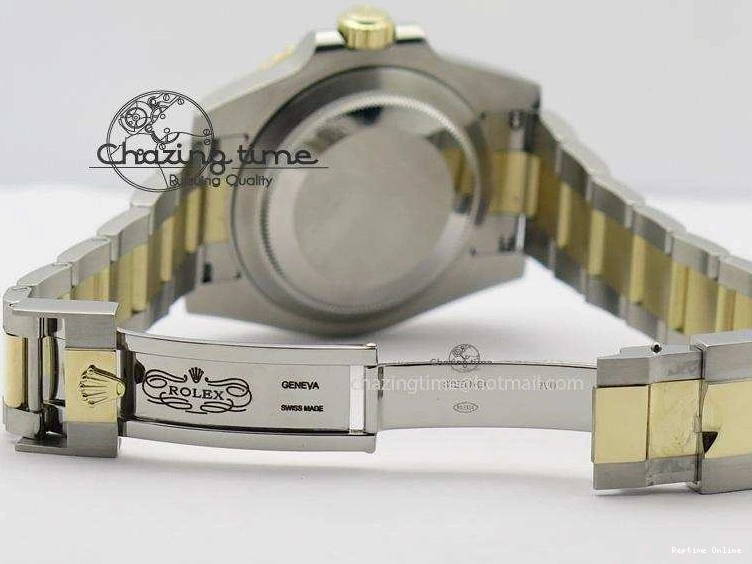 0301 Submariner 116613 LN Noob 1:1 Best Edition YG Wrapped Bezel Black Dial On SS YG Bracelet A Neat 3961